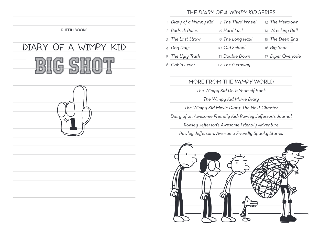 Diary of a Wimpy Kid: Big Shot (Book 16) (Paperback)