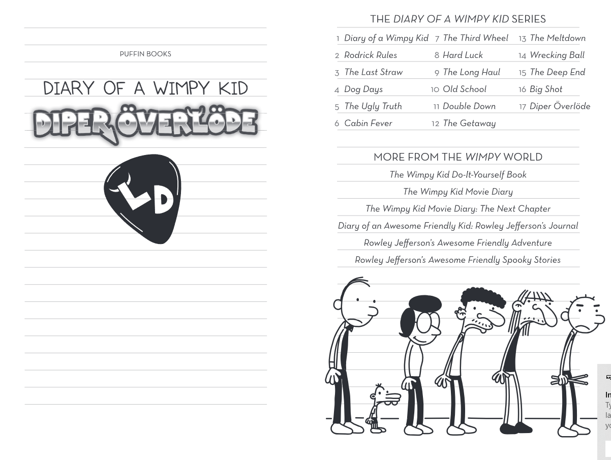 Diary of a Wimpy Kid: Diper OEverloede (Book 17) (Paperback)