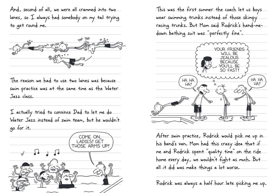Diary of a Wimpy Kid: Rodrick Rules (Book 2) (Paperback)