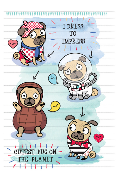 Diary of a Pug #2: Pug's Snow Day (Paperback)
