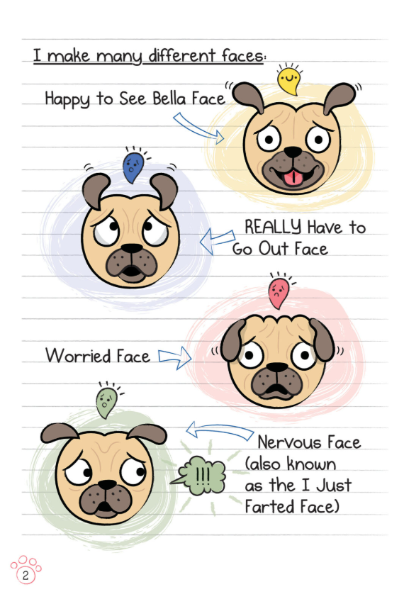 Diary of a Pug #2: Pug's Snow Day (Paperback)