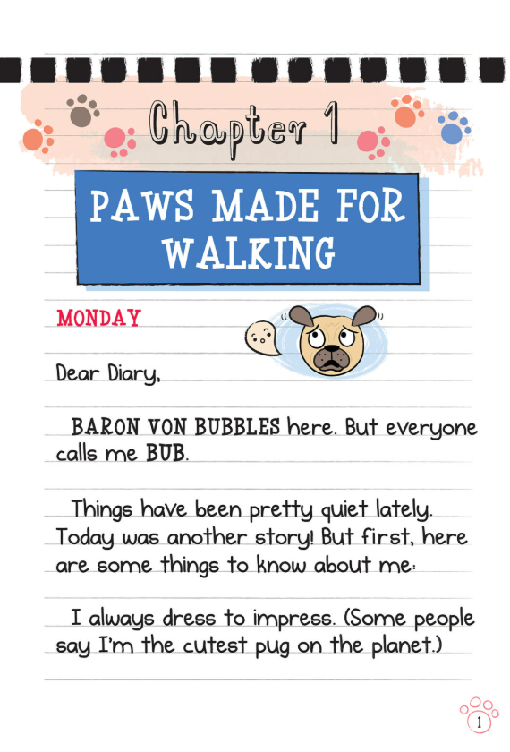 Diary of a Pug #3: Paws for a Cause (Paperback)