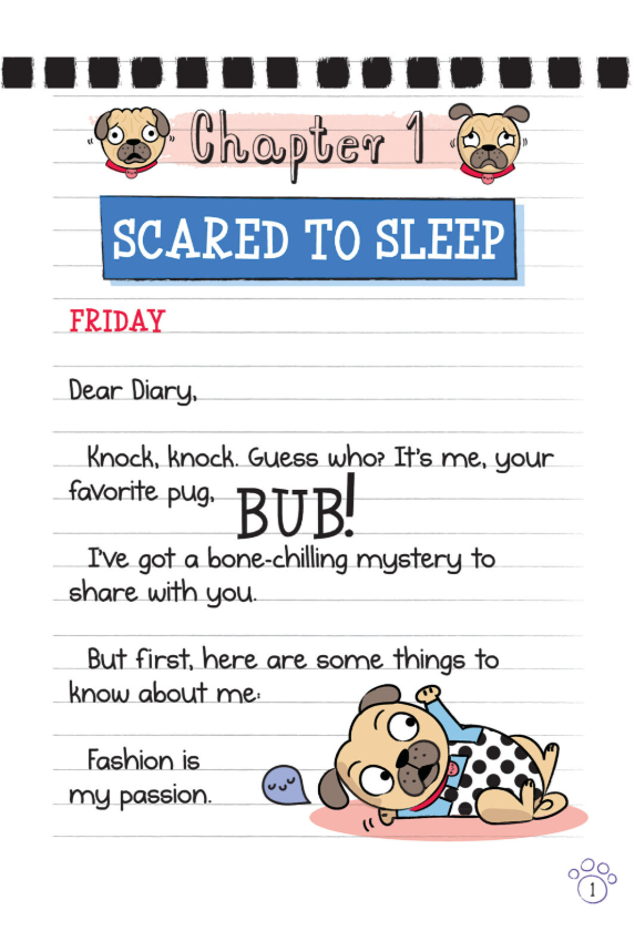 Diary of a Pug #5: Scaredy-Pug (Paperback)
