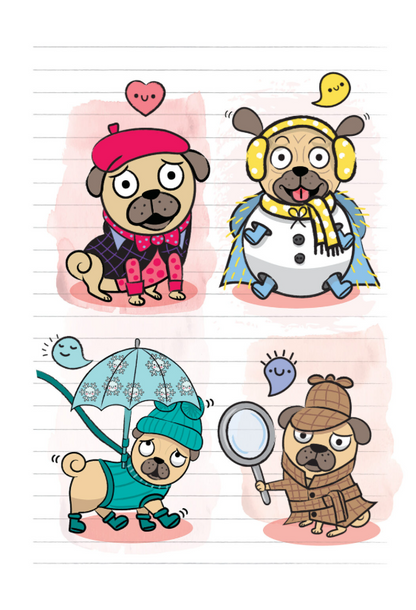Diary of a Pug #5: Scaredy-Pug (Paperback)