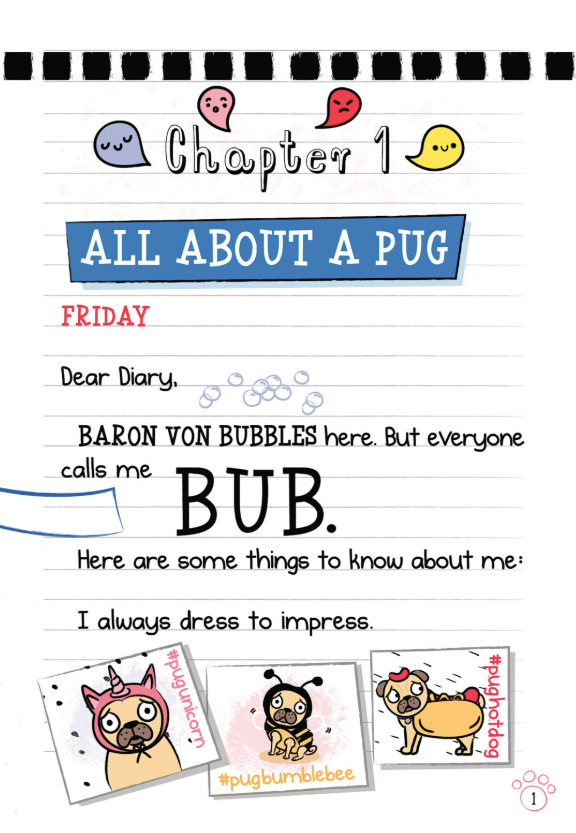 Diary of a Pug #1: Pug Blasts Off (Paperback)
