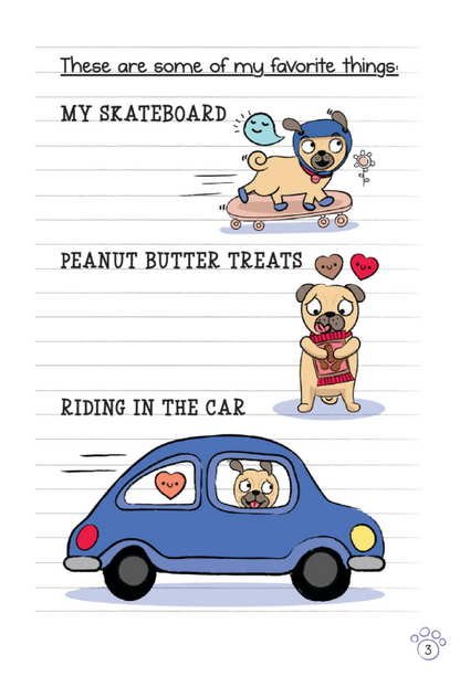 Diary of a Pug #7: Pug's Road Trip (Paperback)