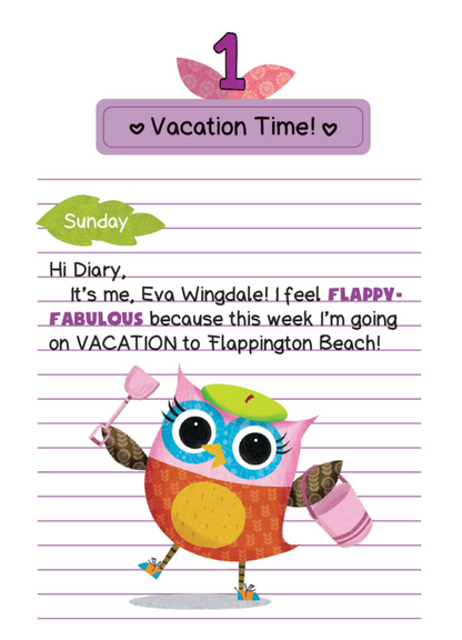 Owl Diaries #14: Eva at the Beach (Paperback)