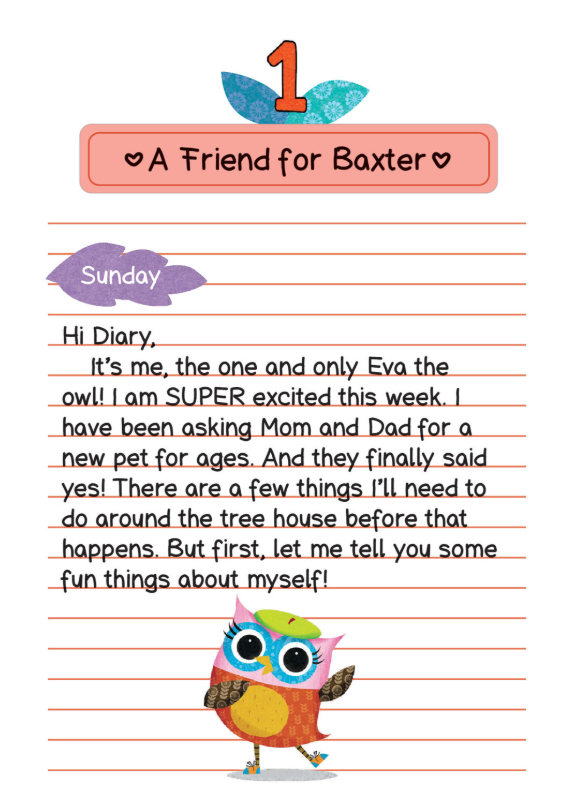 Owl Diaries #15: Eva's New Pet (Paperback)