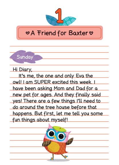 Owl Diaries #15: Eva's New Pet (Paperback)