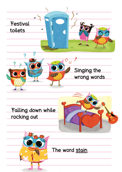 Owl Diaries #17: Eva in the Band (Paperback)