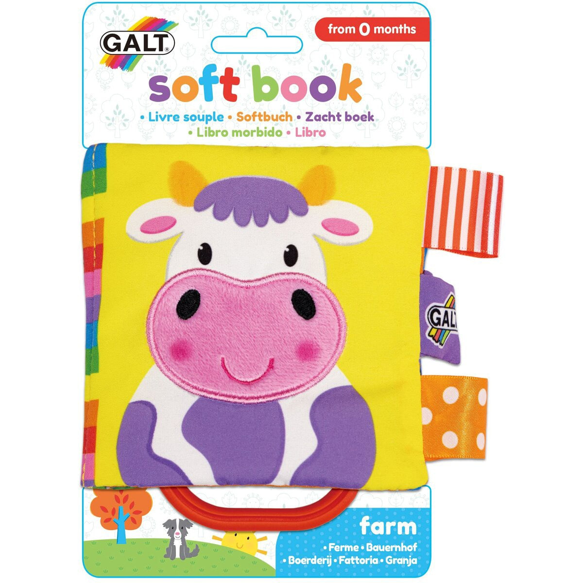 Galt: First Years Farm Animals Soft Picture Book