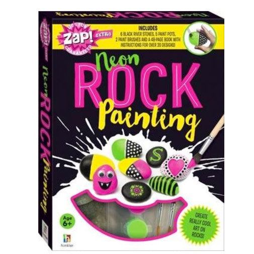 Zap! Extra Neon Rock Painting